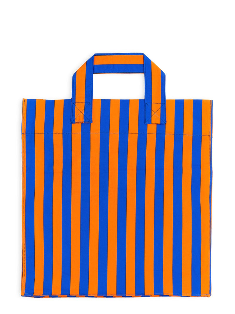 Sunnei Striped Cotton Tote Bag — Multicolor