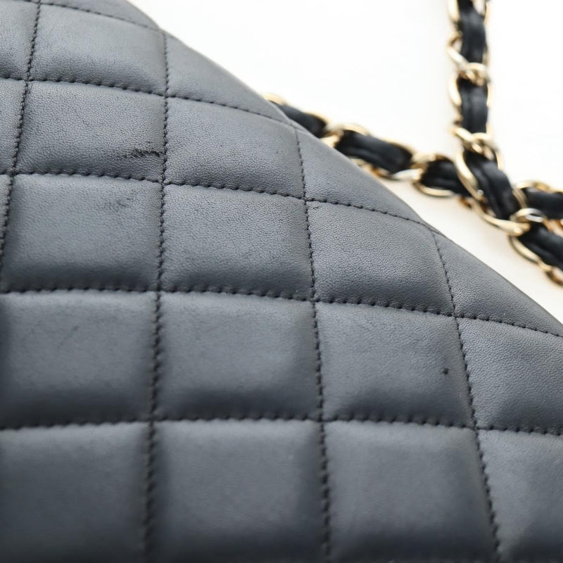 Chanel Classic Timeless Double Flap Quilted Caviar Black Leather Bag