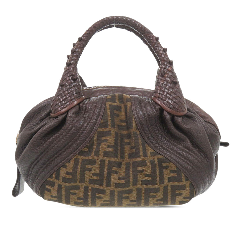 Mini Zucca Canvas and Leather Spy Handbag - Image 2