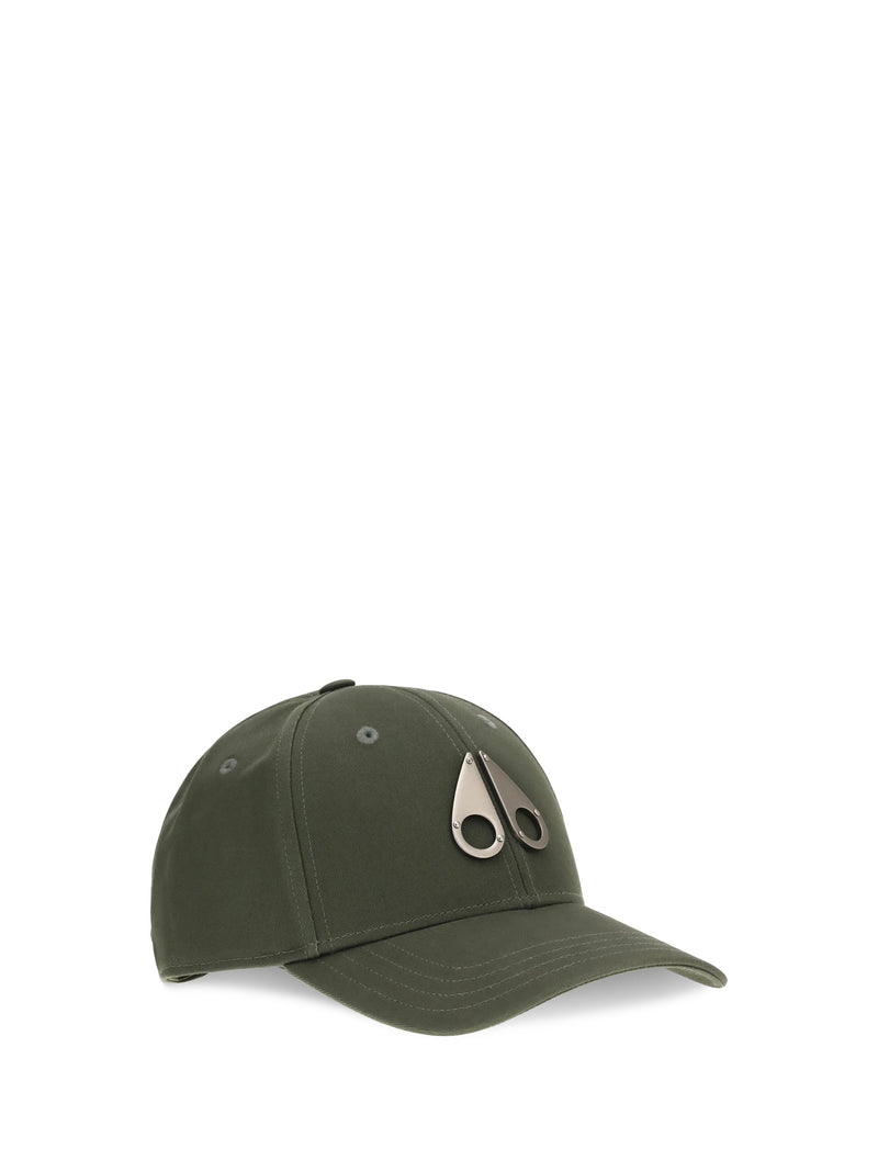 Moose Knuckles M31ma534 Logo-Embroidered Cotton Baseball Cap — Green Caps
