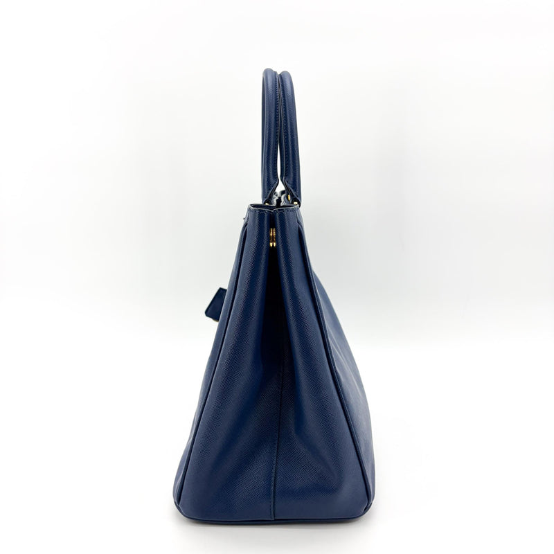 Prada Lux Open Saffiano Leather Blue Bag