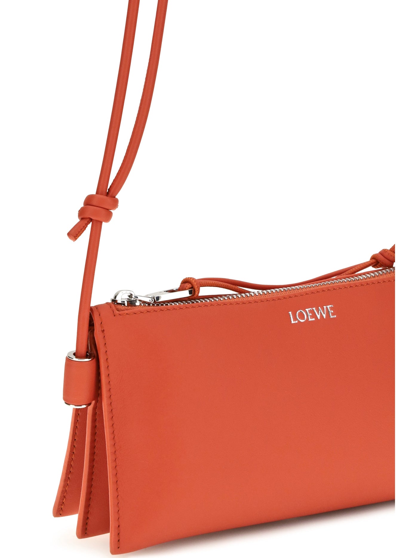 Loewe Joya Crossbody Bag — Orange Calf Leather