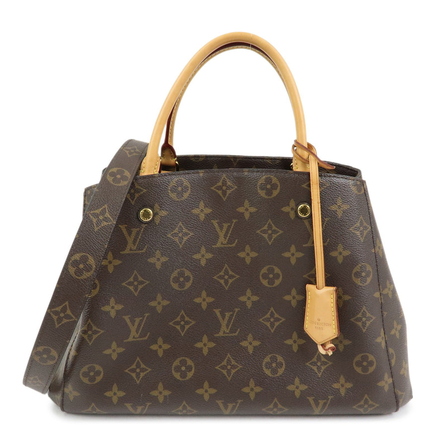 Louis Vuitton Montaigne Monogram Canvas Brown Bag