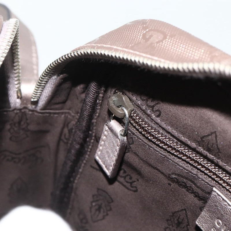 Gucci Zip Gg Imprime Pink Canvas Bag