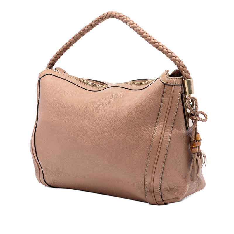 Medium Pebbled Calfskin Bella Shoulder Bag - Image 2