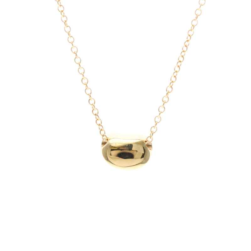 Tiffany & Co. Elsa Peretti Bean Pendant 18k Rose Gold Pink_gold Bijoux