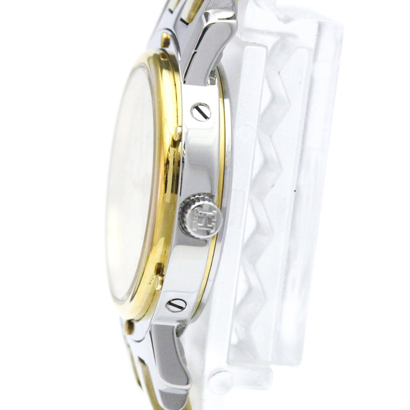 Hermes Clipper Quartz Stainless Steel And Plated Metal Watches