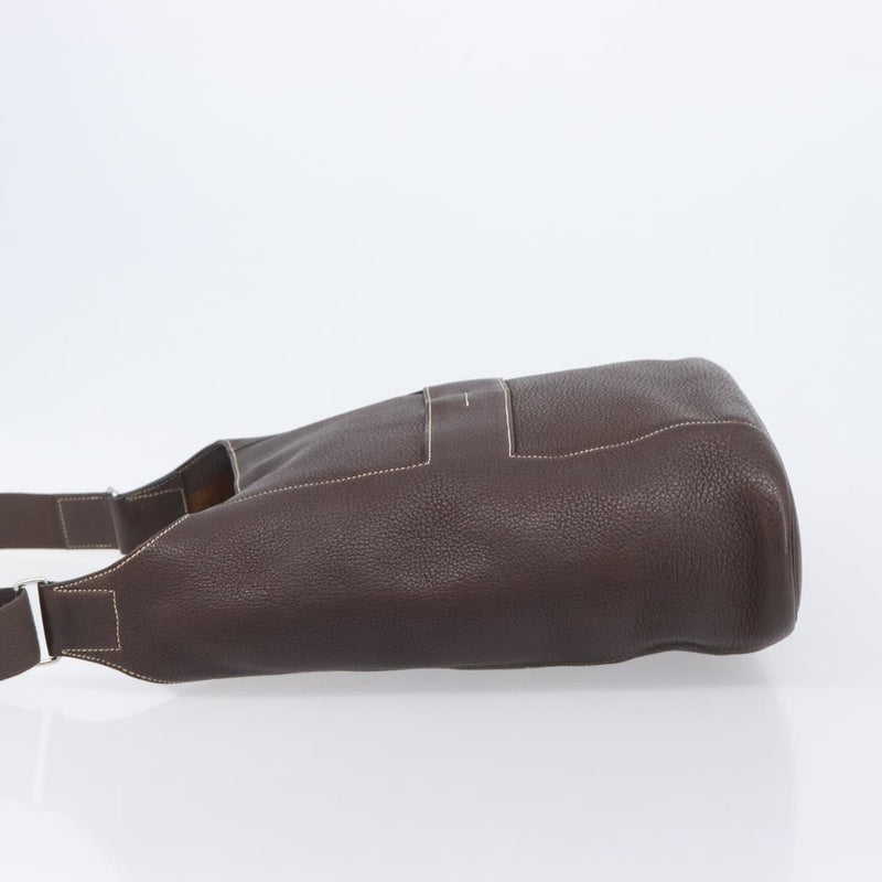 Hermes Sac Good News Leather Brown Bag