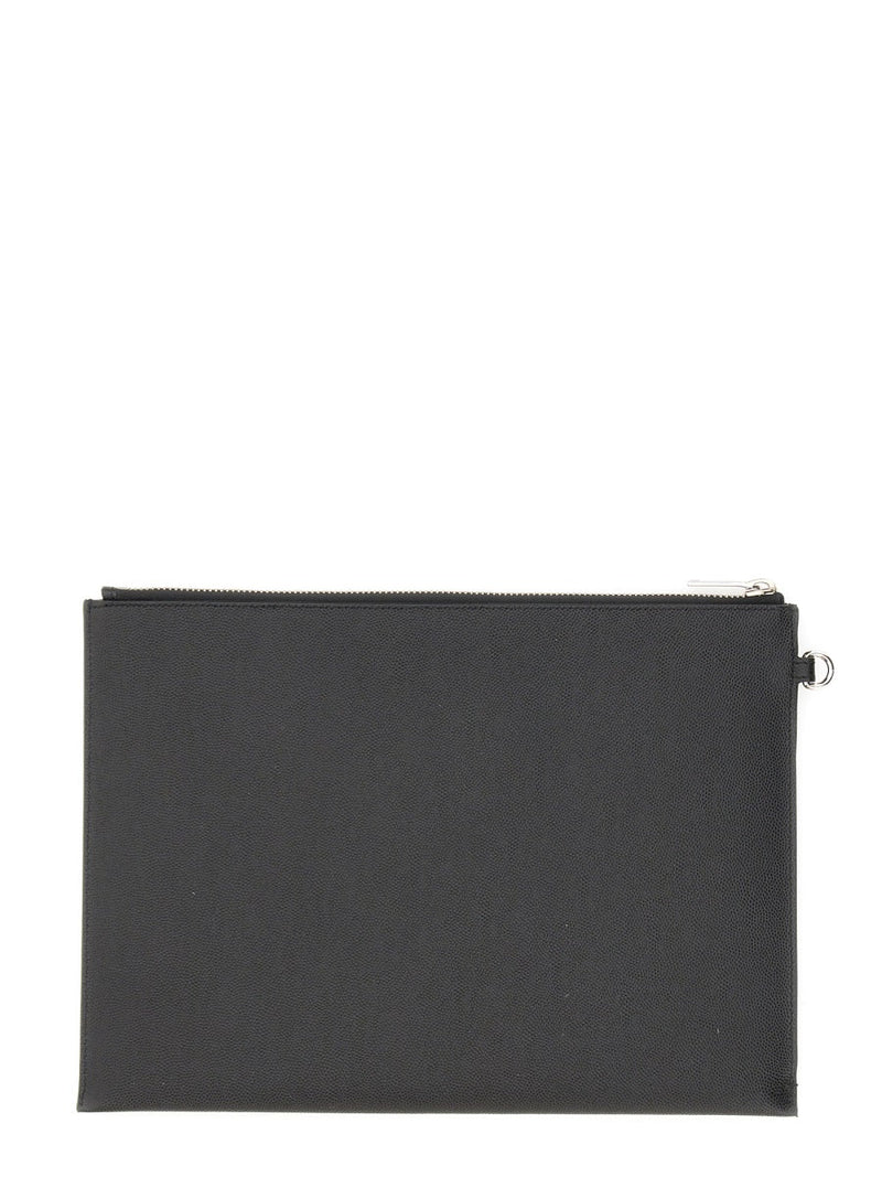Saint Laurent Calfskin Tablet Case — Black Calf Skin Wallets & Purses