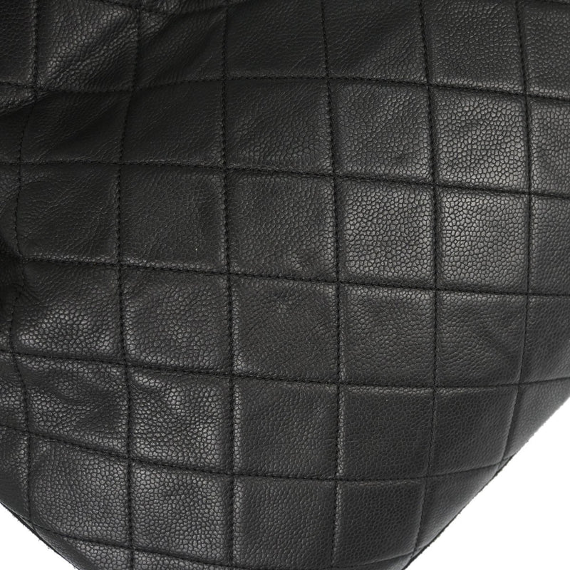Chanel Timeless Cc Expandable Quilted Caviar Black Leather Bag