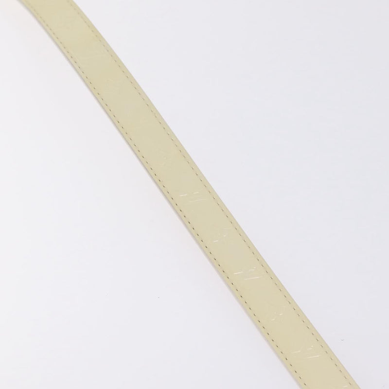 Louis Vuitton Vernis Belt Lv Monogram Beige Patent_leather