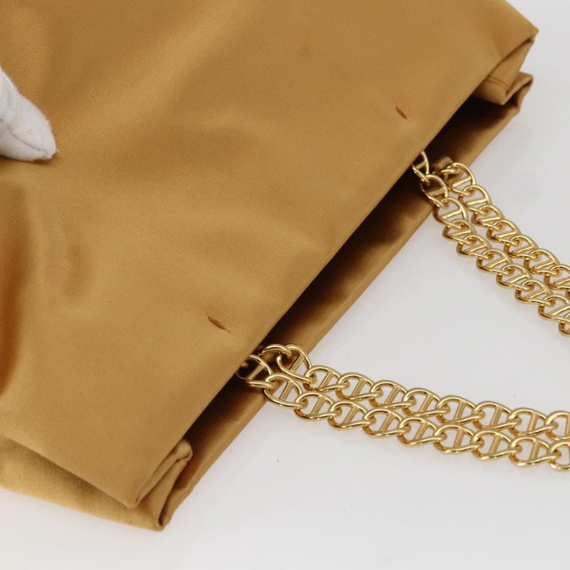 Prada Chain Satin Gold Bag