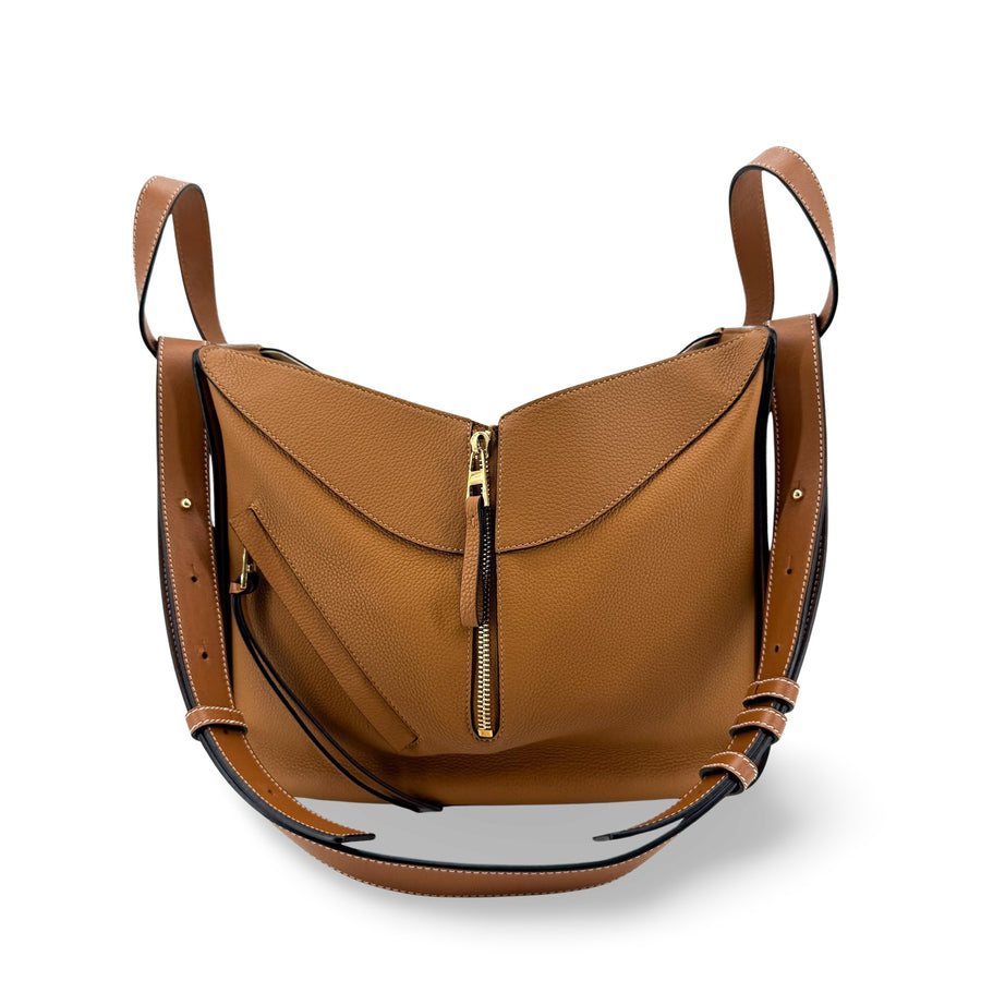 Loewe Hammock Leather Brown Bag