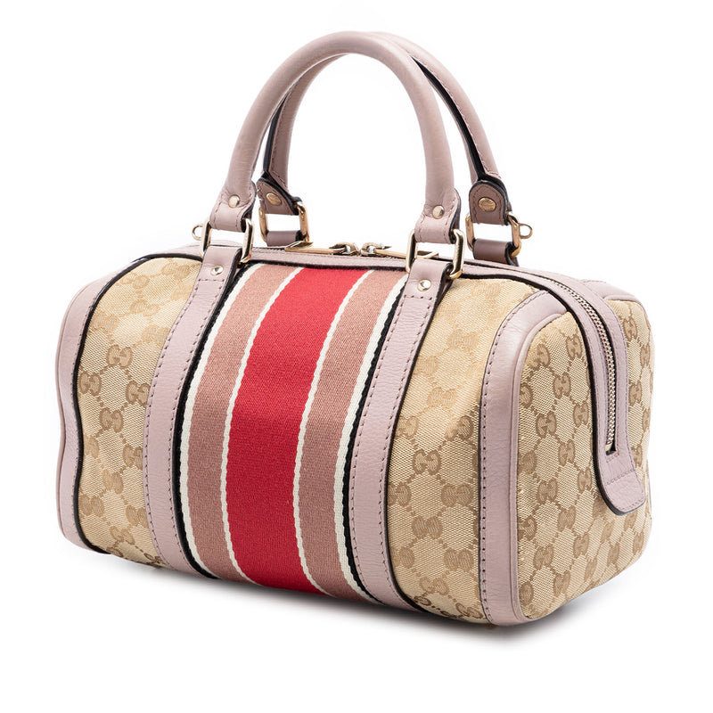 Small GG Canvas Web Joy Boston Bag - Image 2