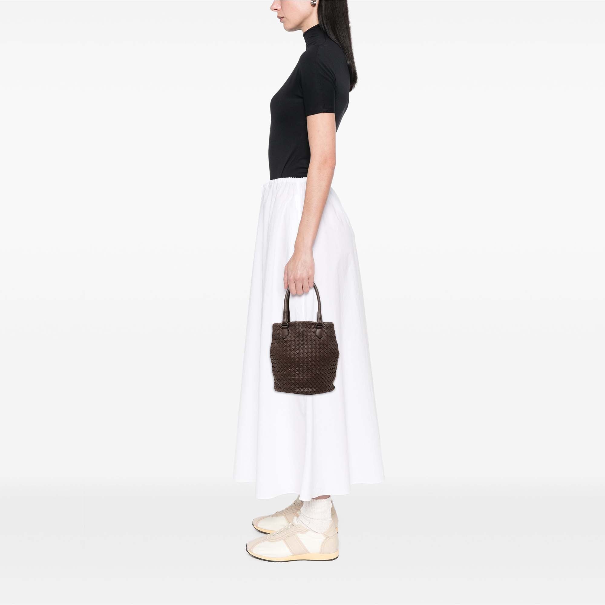 Nappa Intrecciato Bucket Bag - Image 7