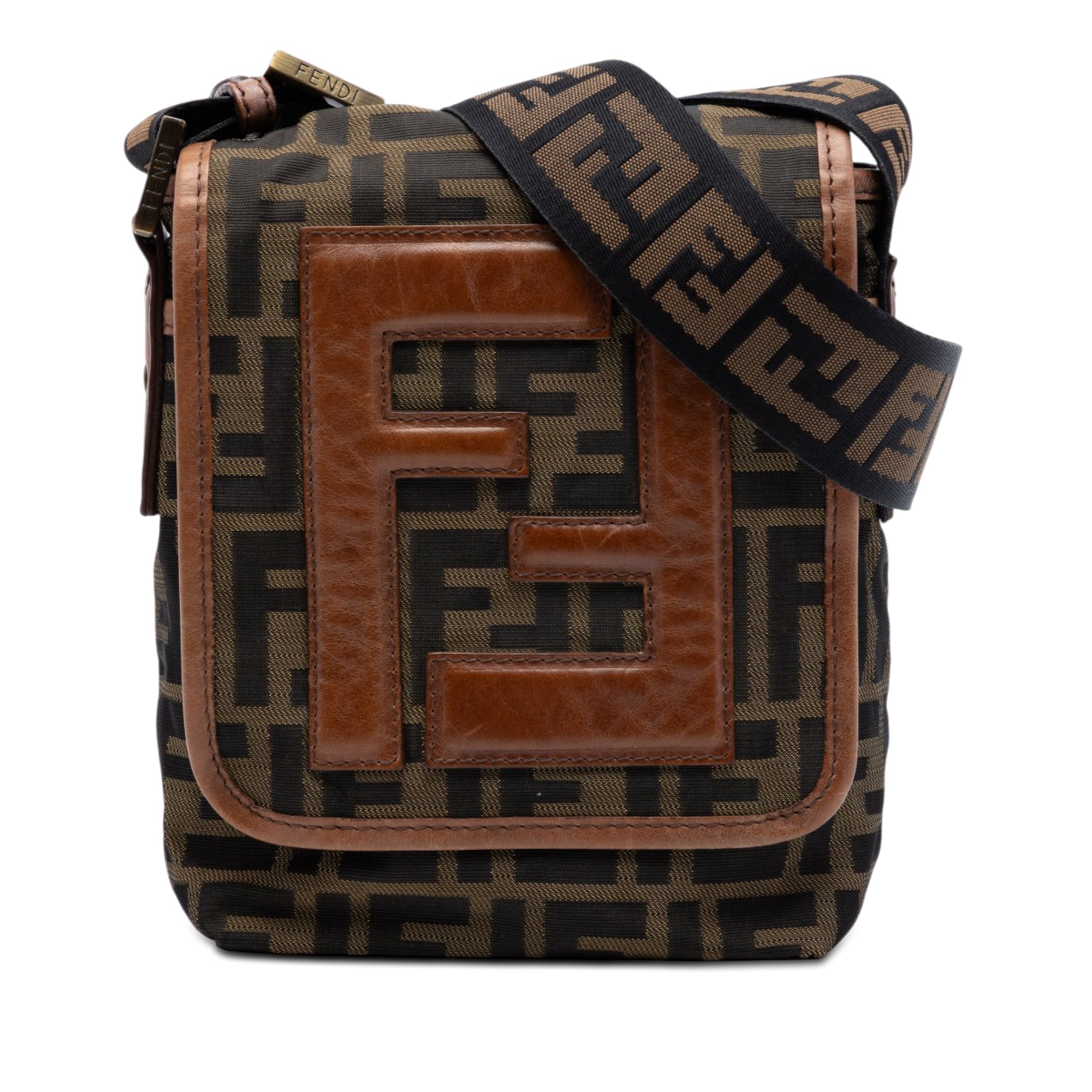 Mini FF Zucca Canvas Crossbody - Image 1