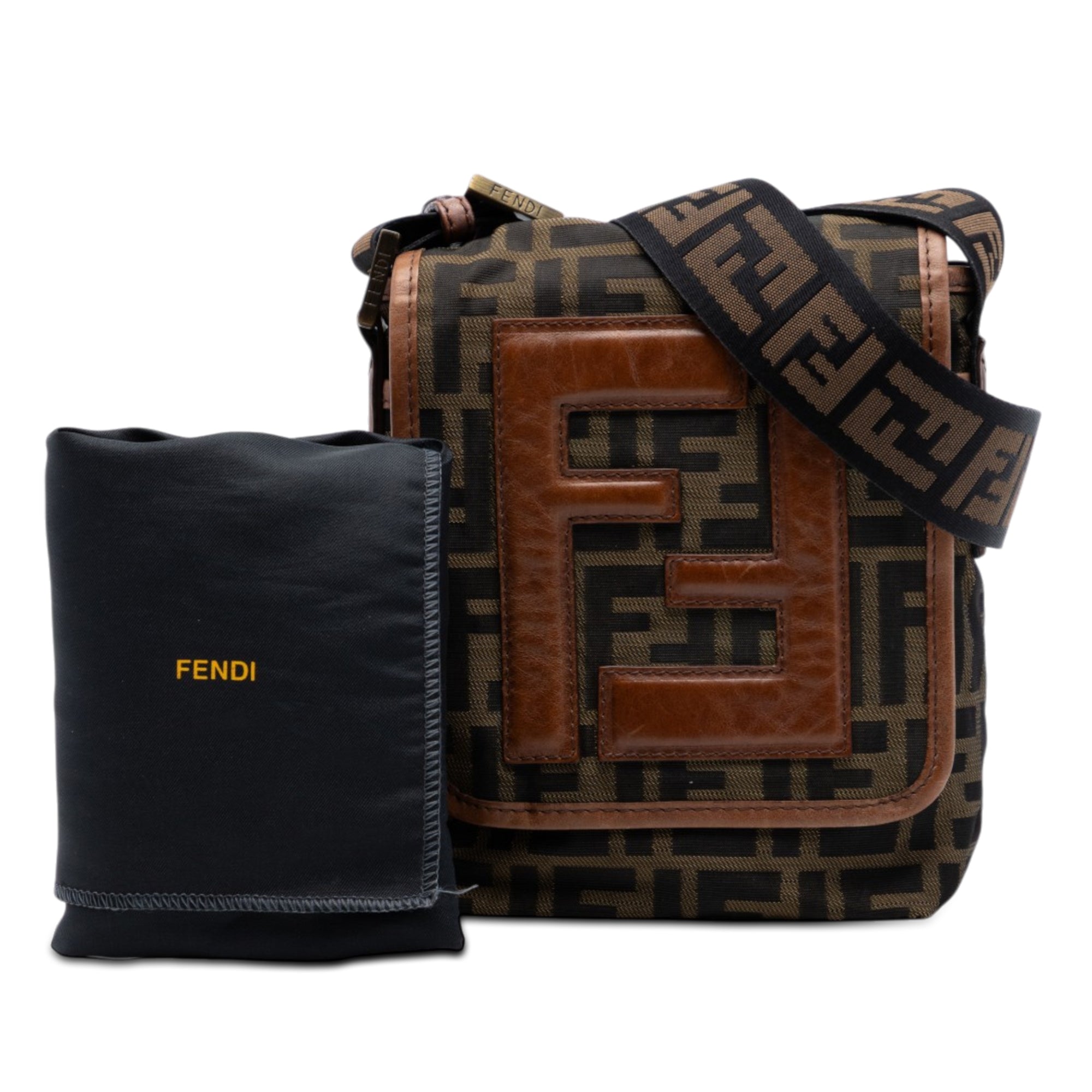 Mini FF Zucca Canvas Crossbody - Image 7