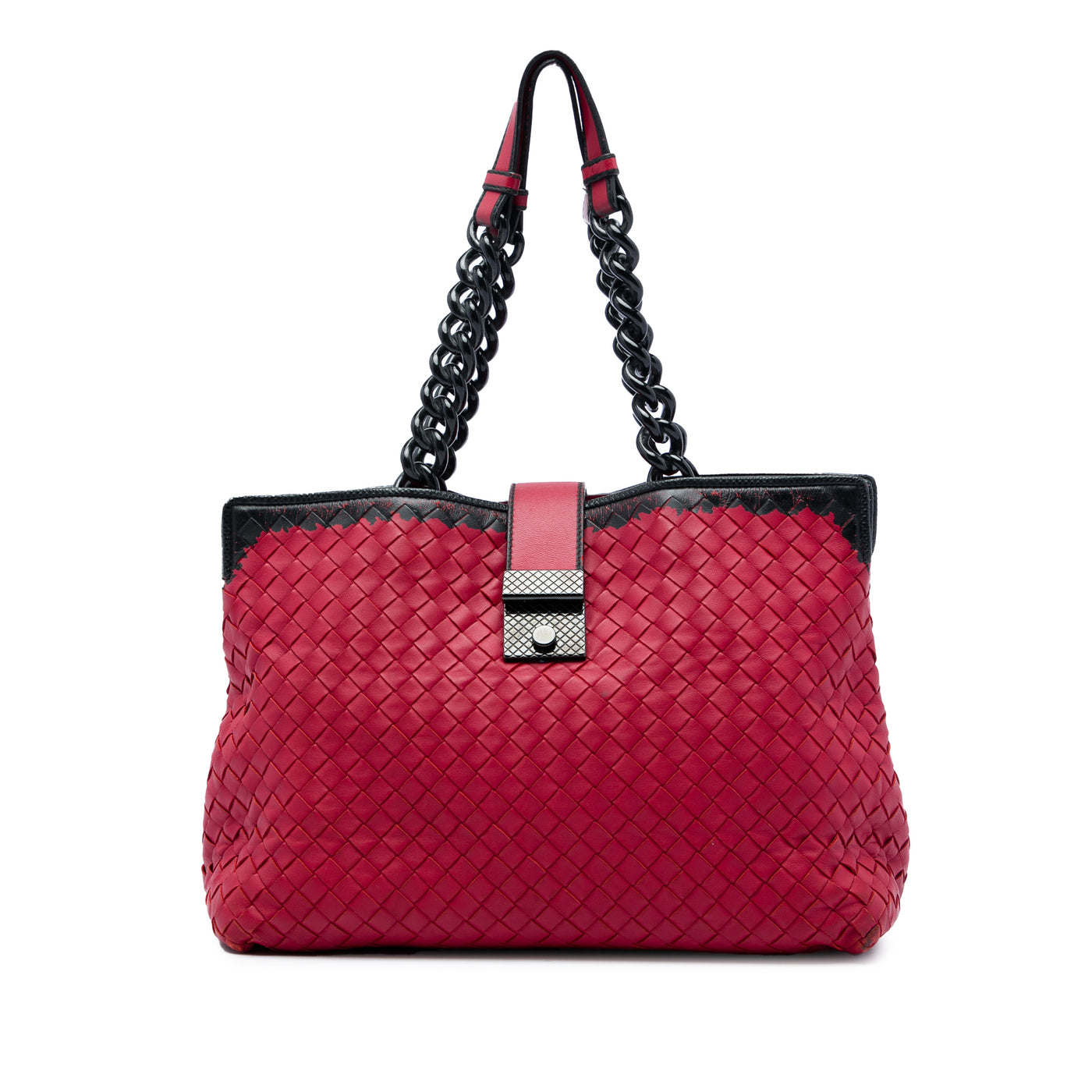 Nappa Intrecciato Karung Glass Tote - Image 1