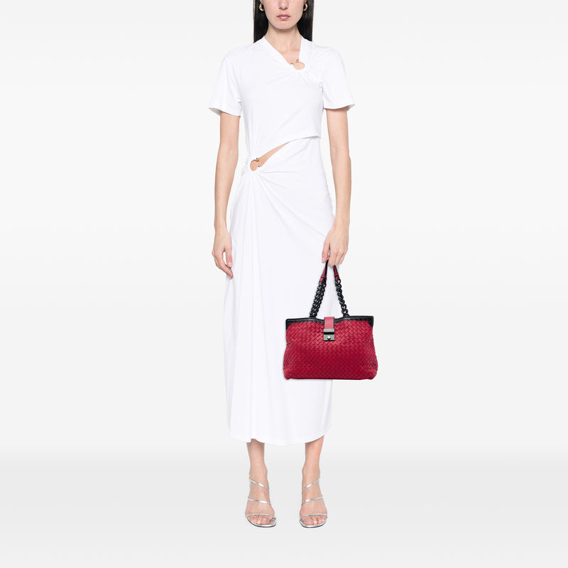 Nappa Intrecciato Karung Glass Tote - Image 5