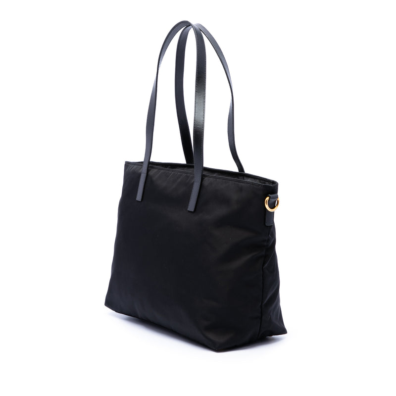 Saffiano Trimmed Tessuto Satchel - Image 2