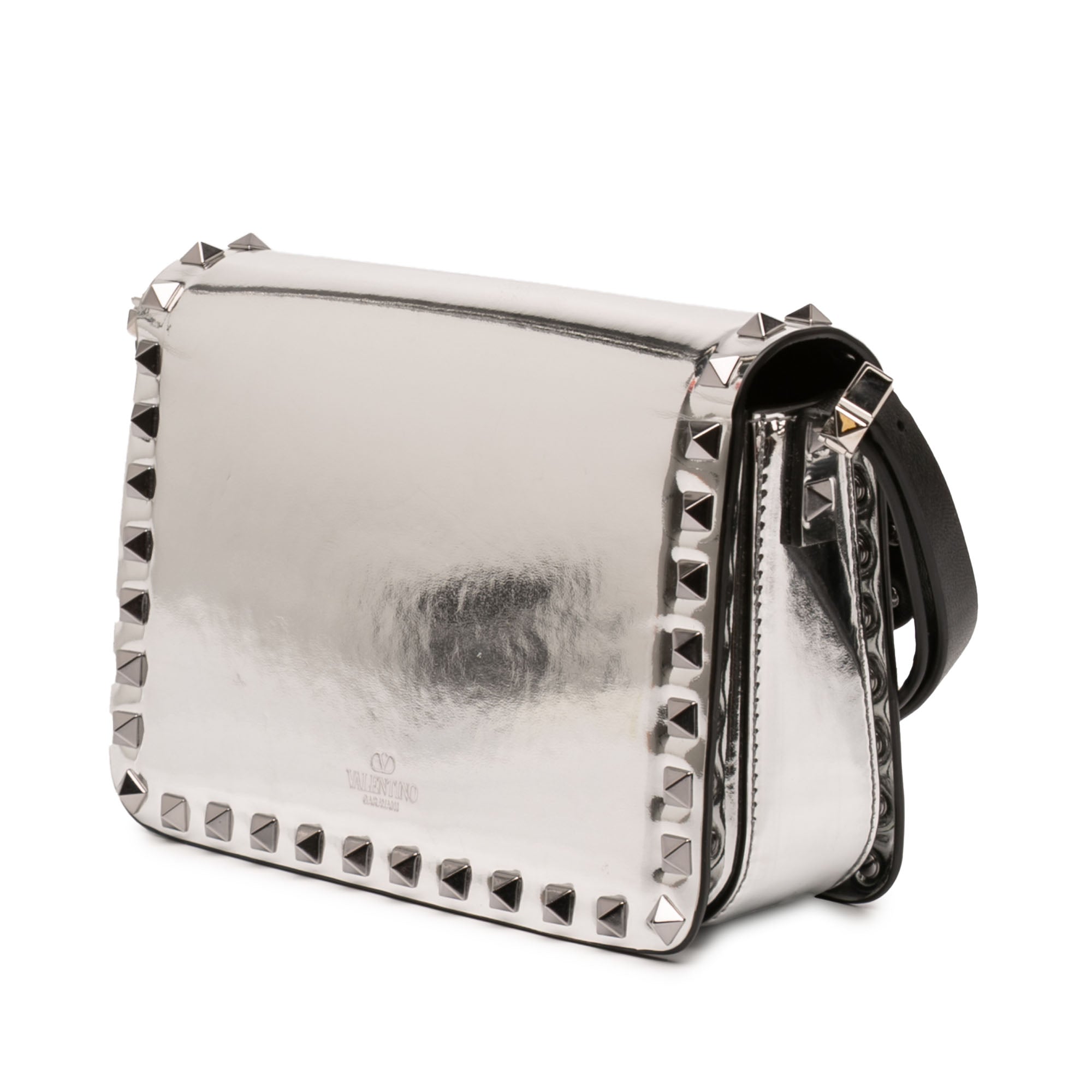 Small Mirror Calfskin Rockstud23 Shoulder Bag - Image 2