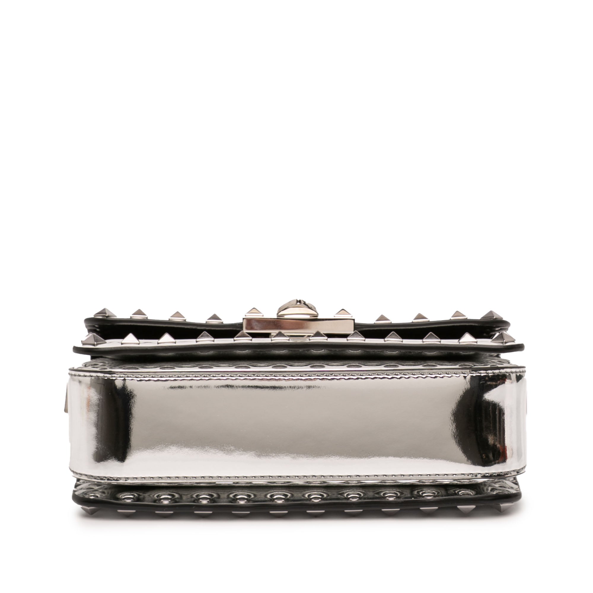 Small Mirror Calfskin Rockstud23 Shoulder Bag - Image 3