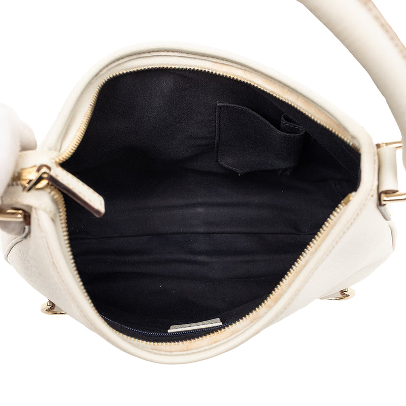 Calfskin Abbey D Ring Shoulder Bag - Image 4