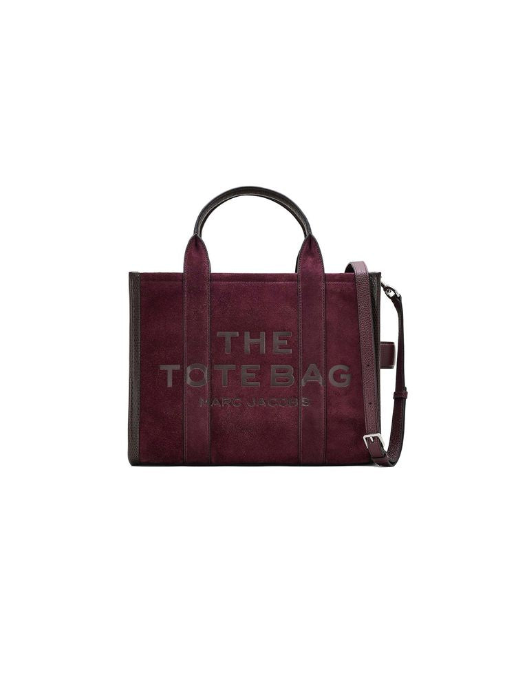 Marc Jacobs Suede Leather Tote Bag — Purple