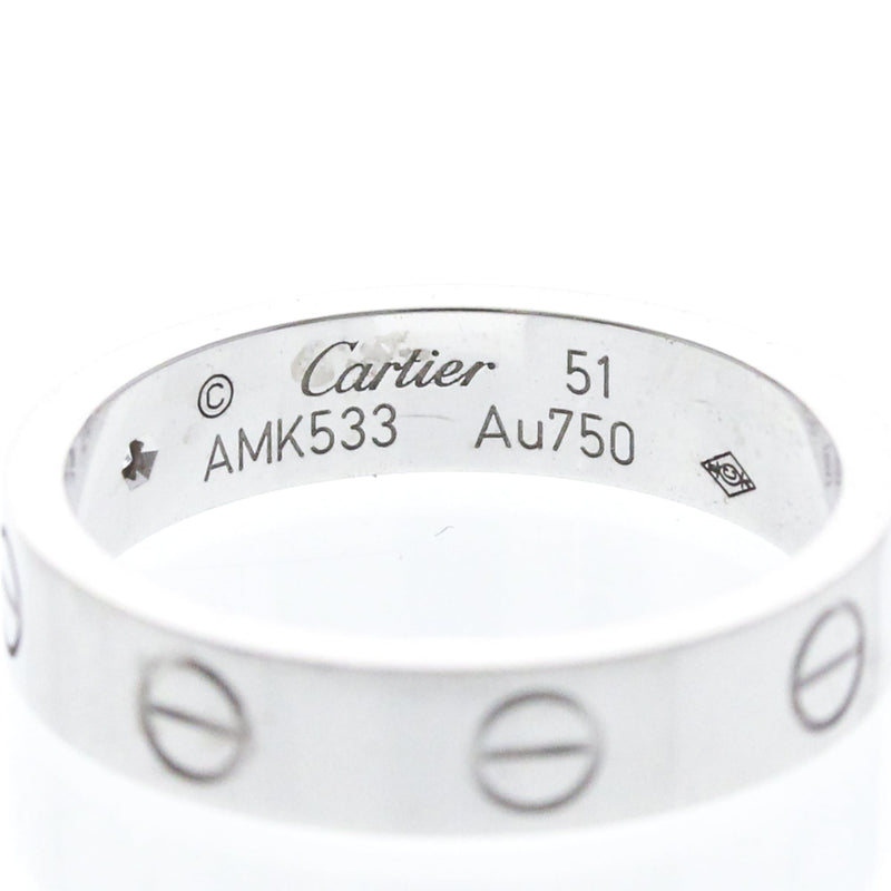 Cartier Love 1 Diamond Band White Gold And Silver White_gold Bijoux