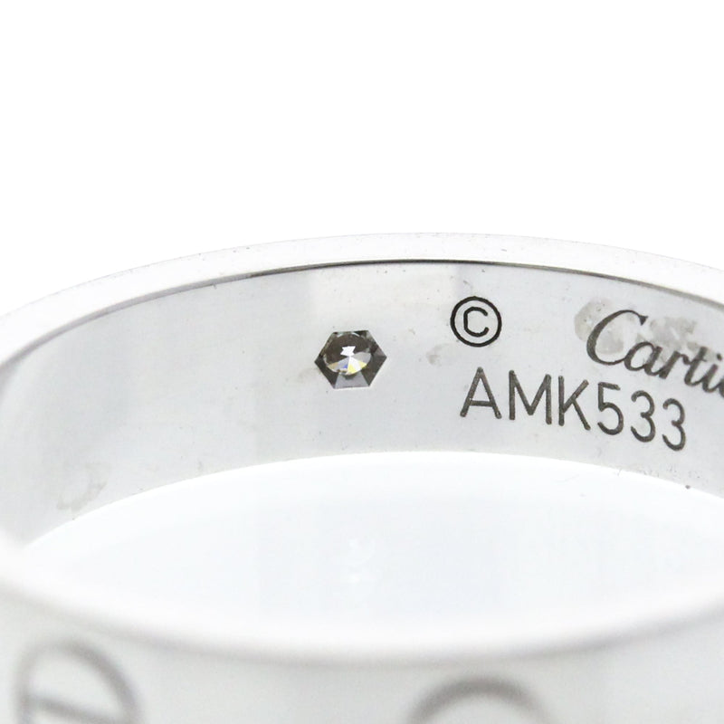 Cartier Love 1 Diamond Band White Gold And Silver White_gold Bijoux