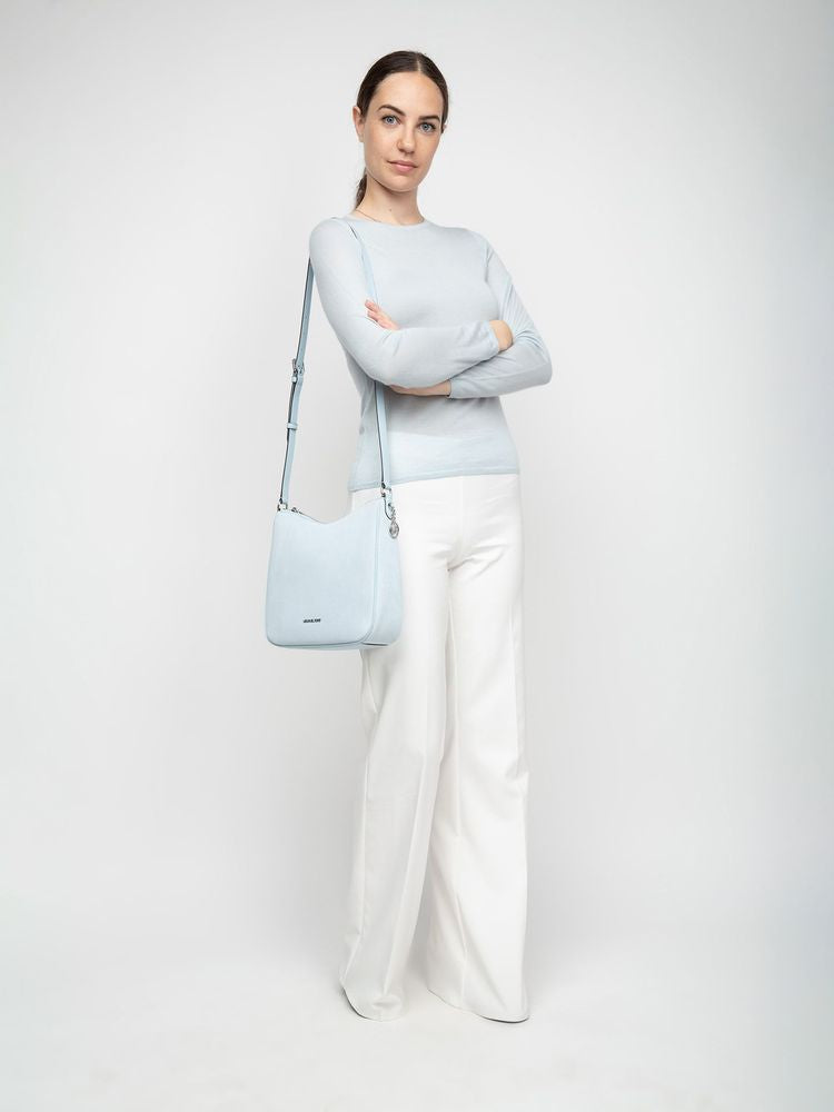 Michael Kors Crossbody Bag — Blue Leather