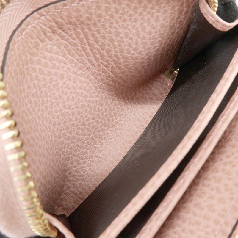 Gucci Swing Zip Around Leather Pink Accessory