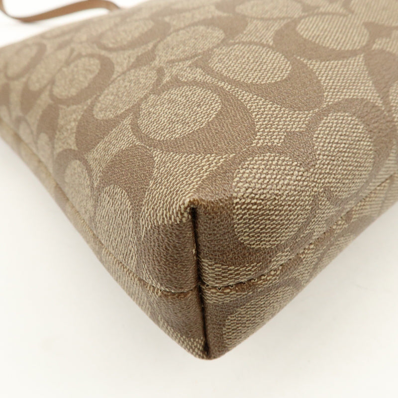 Coach Shoulder Canvas Brown Bag