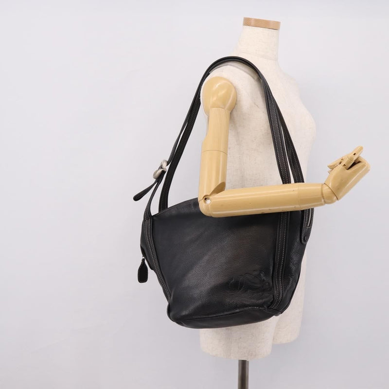 Loewe Shoulder Bag Leather Black