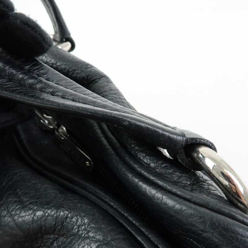 Celine Macadam Leather Black Bag
