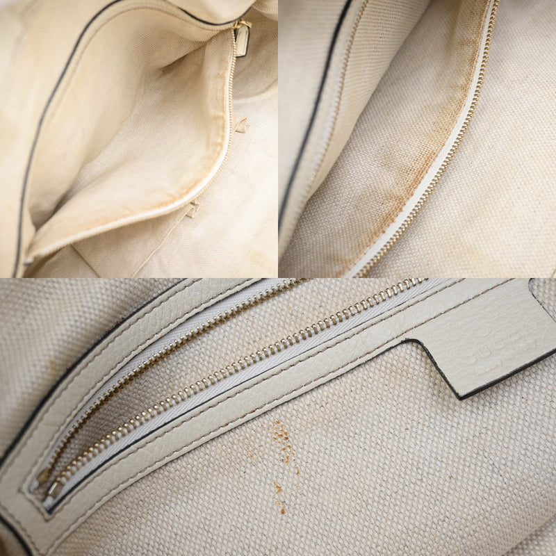 Gucci Soho Messenger Leather White