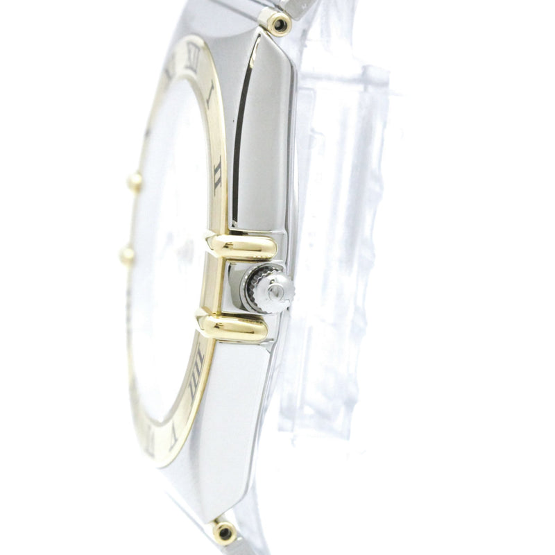 Omega Constellation Day Date Quartz Stainless Steel And Yellow Gold Watches