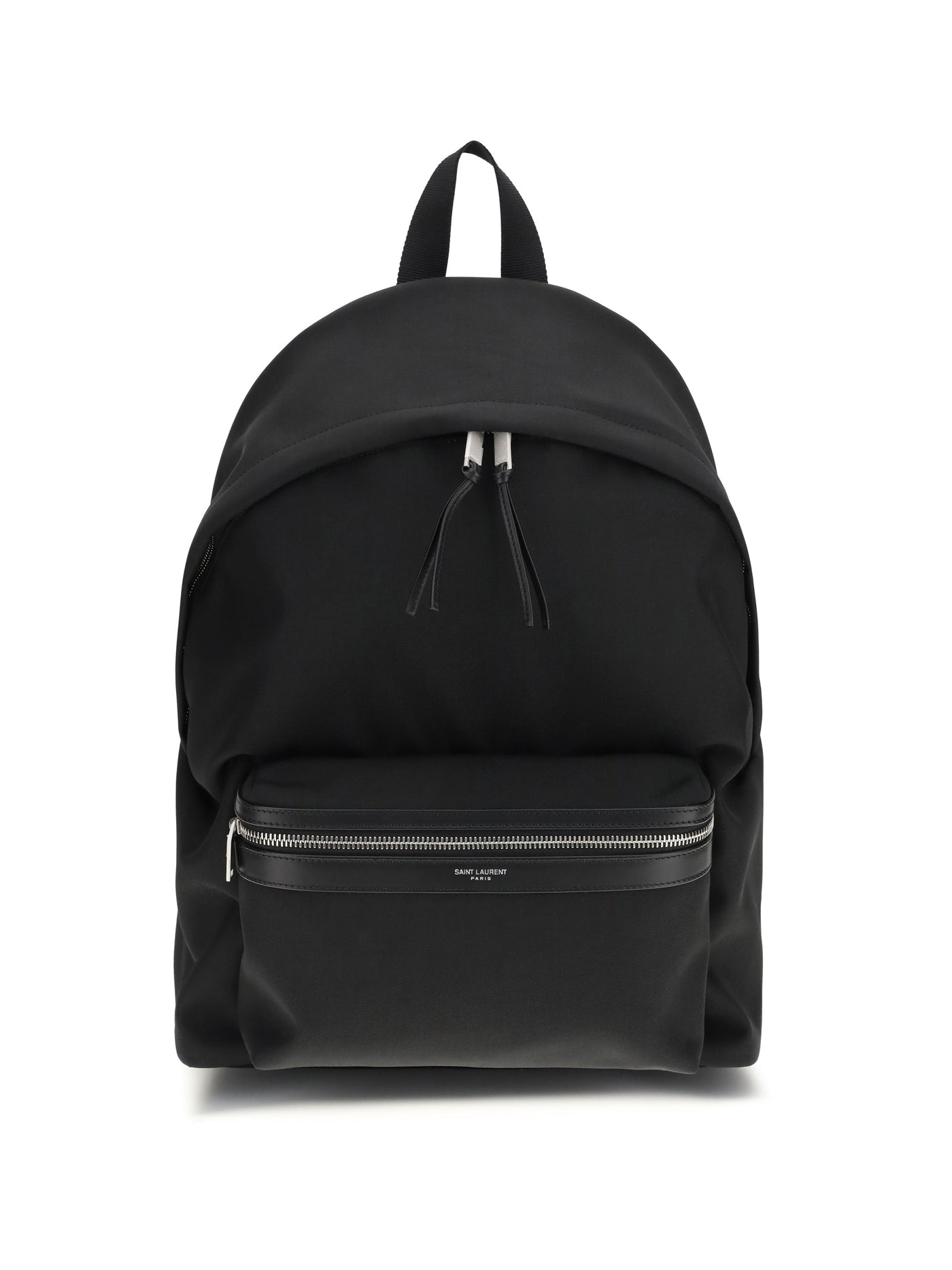 Saint Laurent City Backpack — Black Nylon