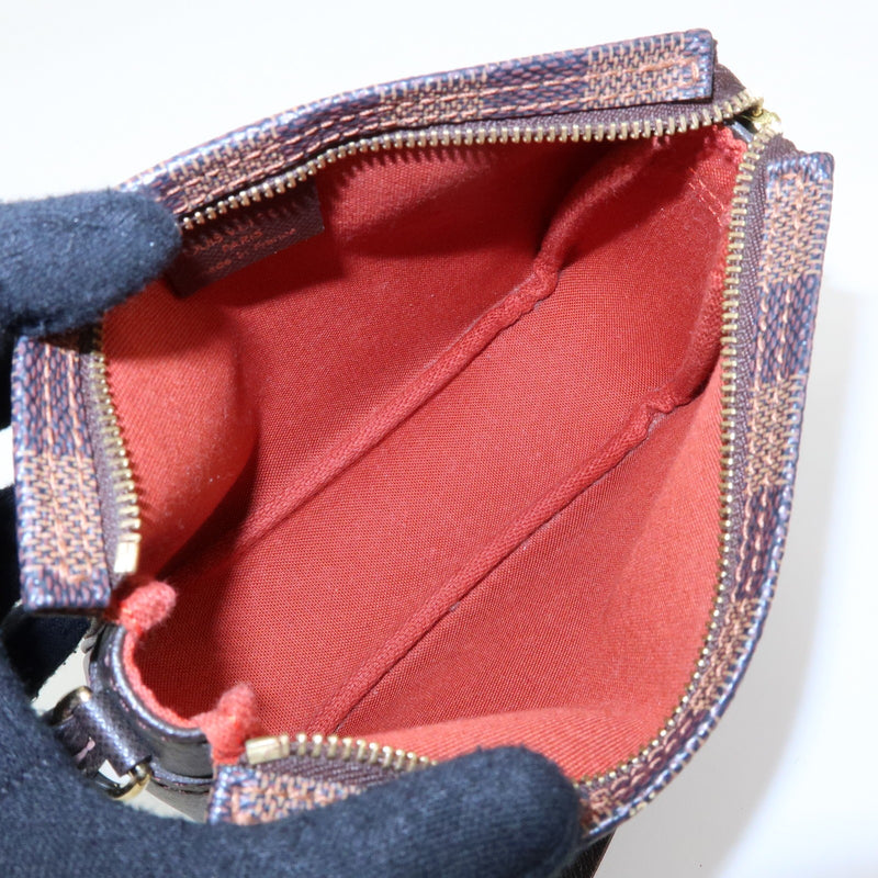 Louis Vuitton Trousse Make Up Damier Brown Canvas Bag