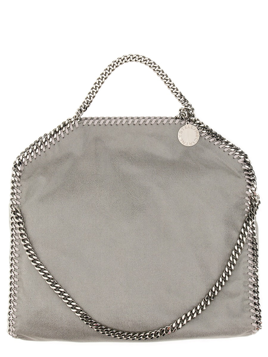Stella Mccartney Falabella Fold Over Shoulder Bag — Gray