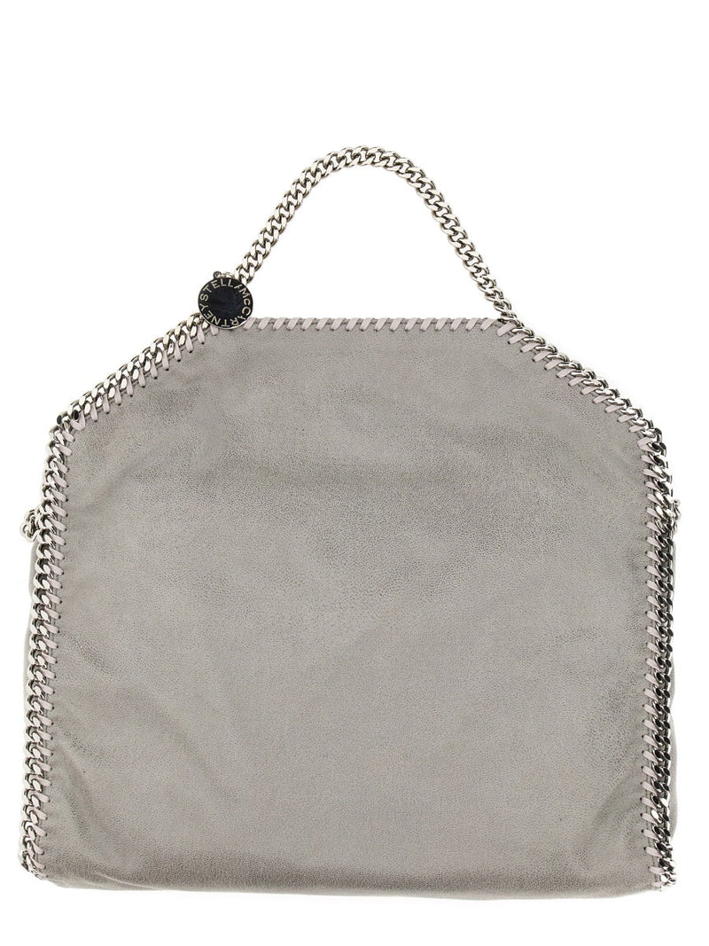 Stella Mccartney Falabella Fold Over Shoulder Bag — Gray