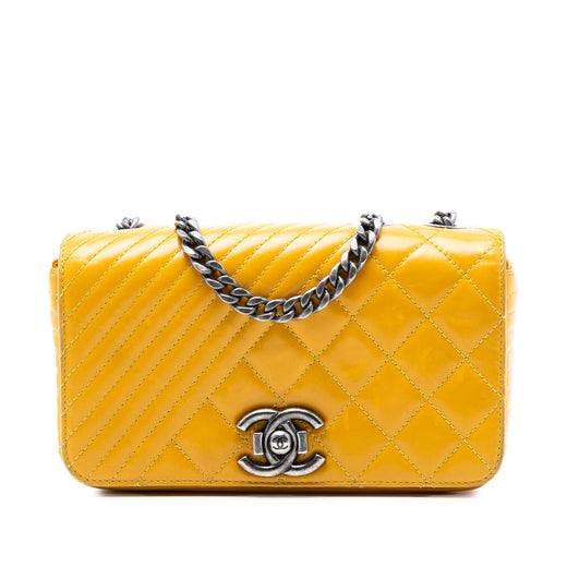 Small Glazed Calfskin Coco Boy Flap - Image 1