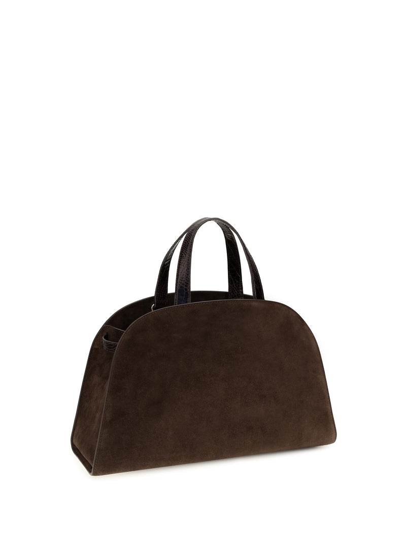 Tory Burch Romy Shoulder Bag — Brown Suede