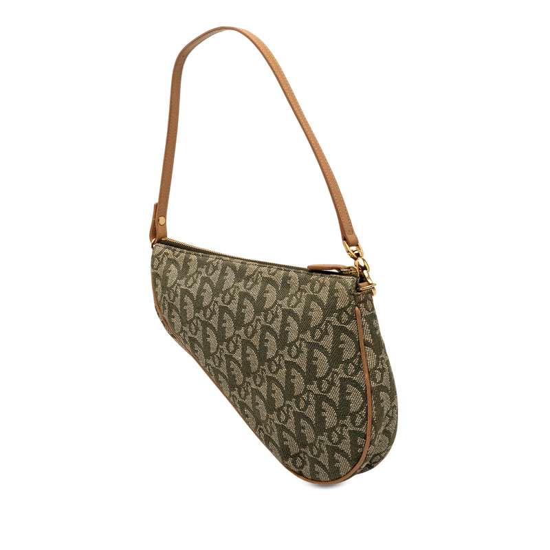 Mini Diorissimo Canvas Saddle Pochette - Image 2