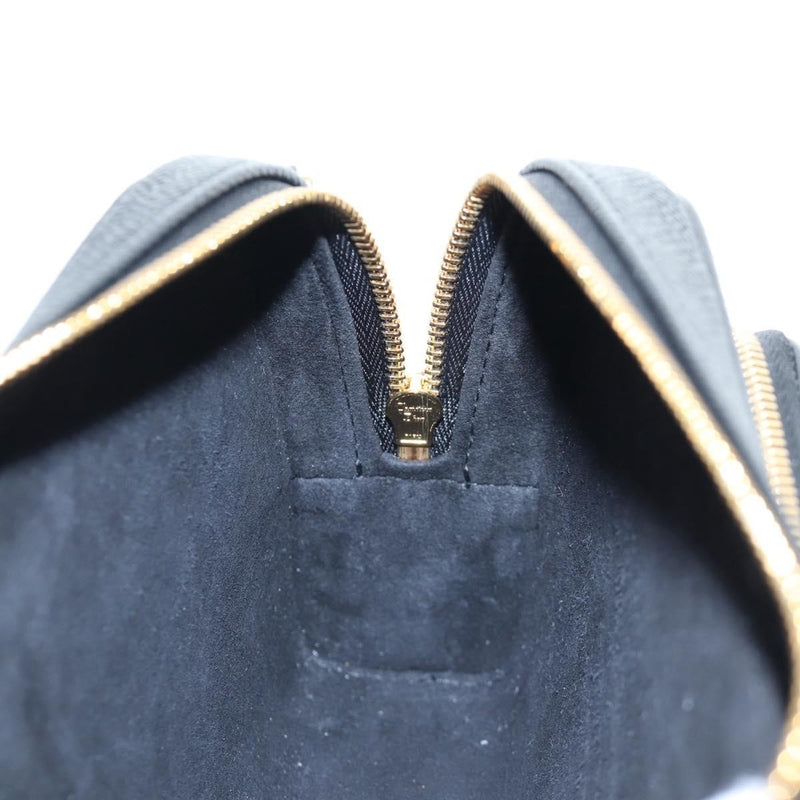 Christian Dior Caro Double Leather Black Bag