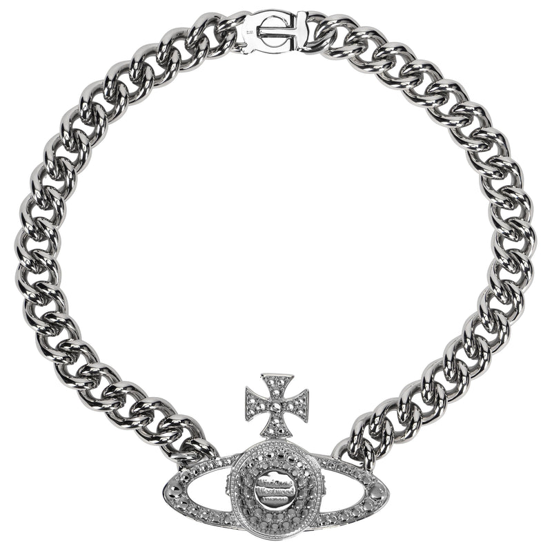 Vivienne Westwood Neysa Necklace — Silver Brass Necklaces