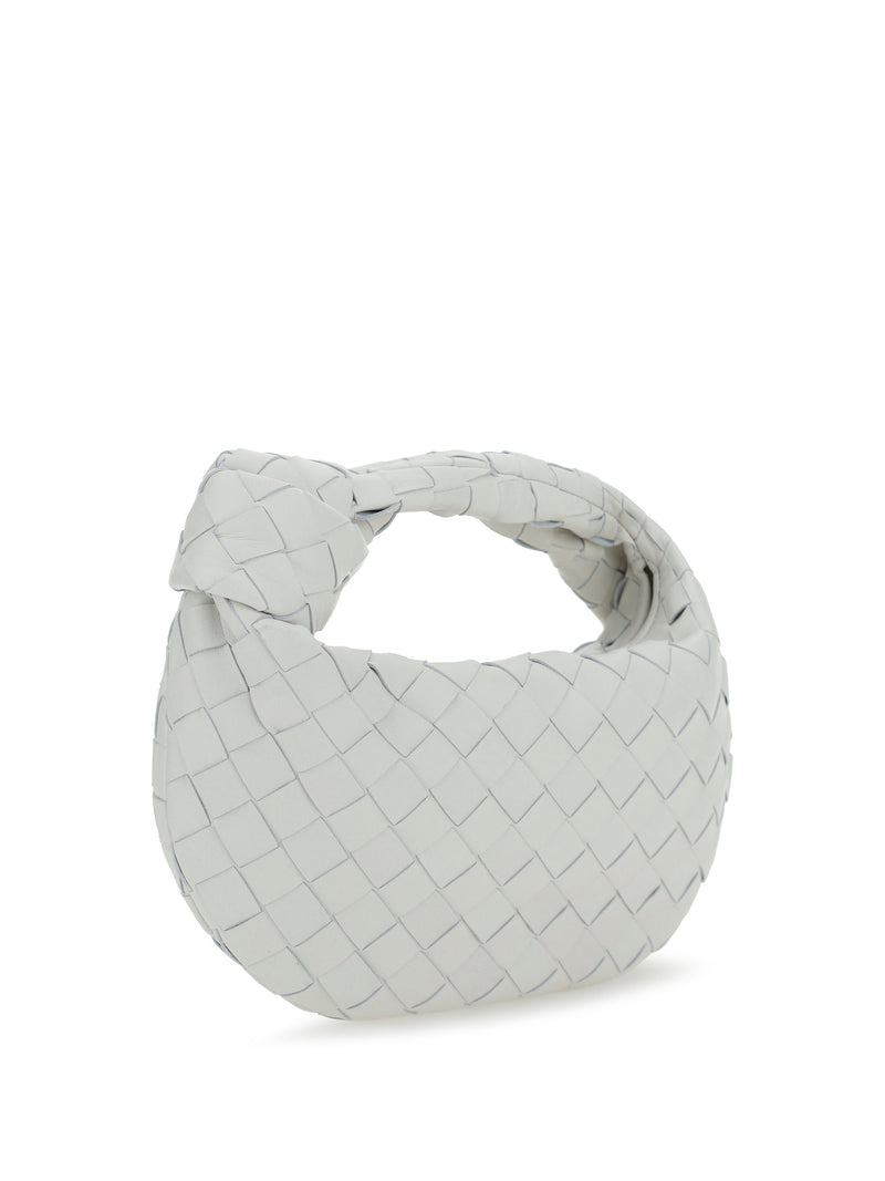 Bottega Veneta Shoulder Bag — White Lambskin
