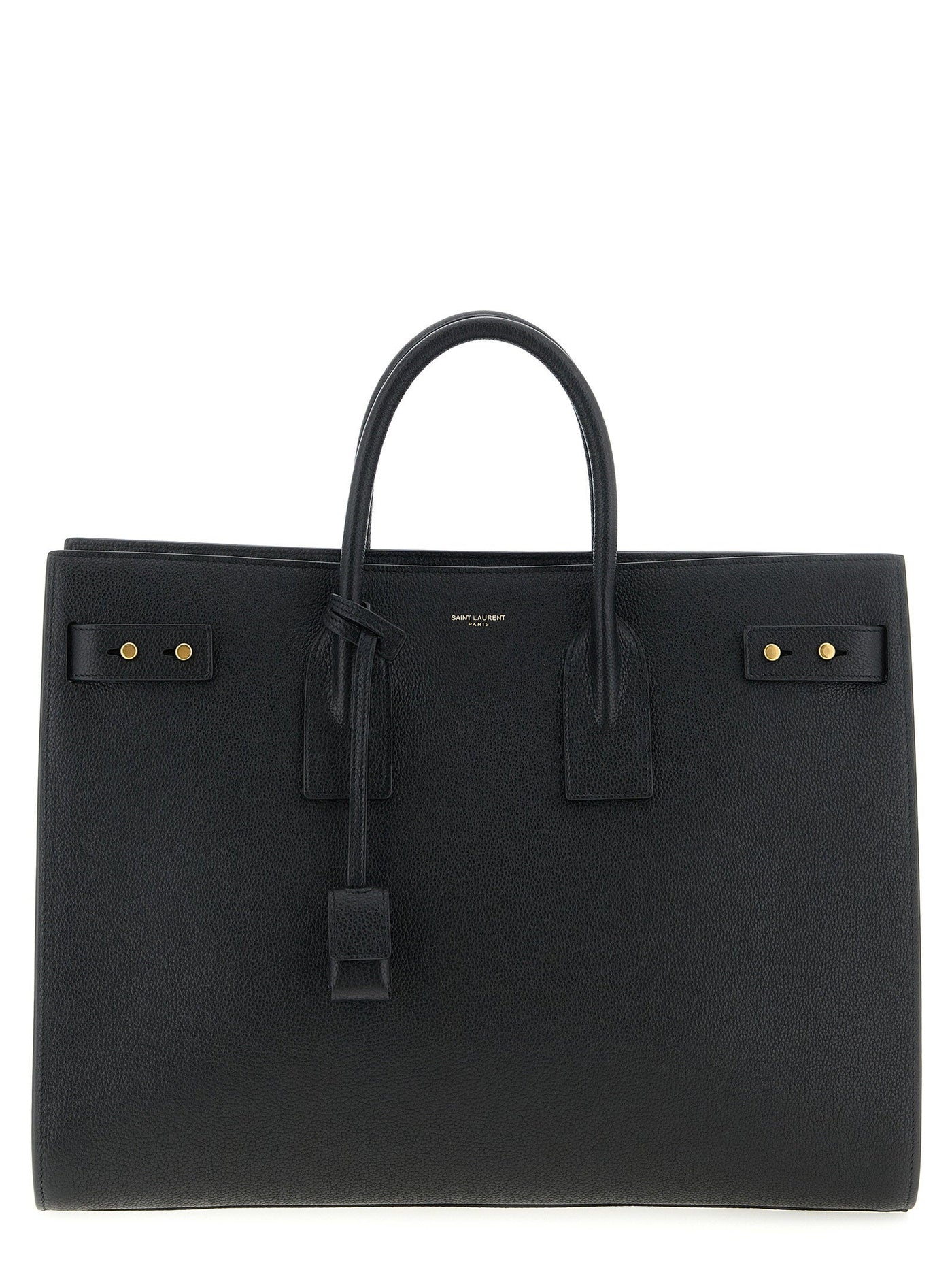 Saint Laurent Sac De Jour Top Handle Bag — Black