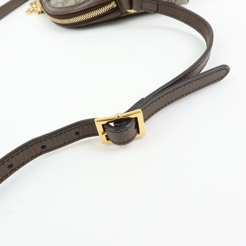 Gucci Ophidia Dome Gg Coated Canvas Beige Bag