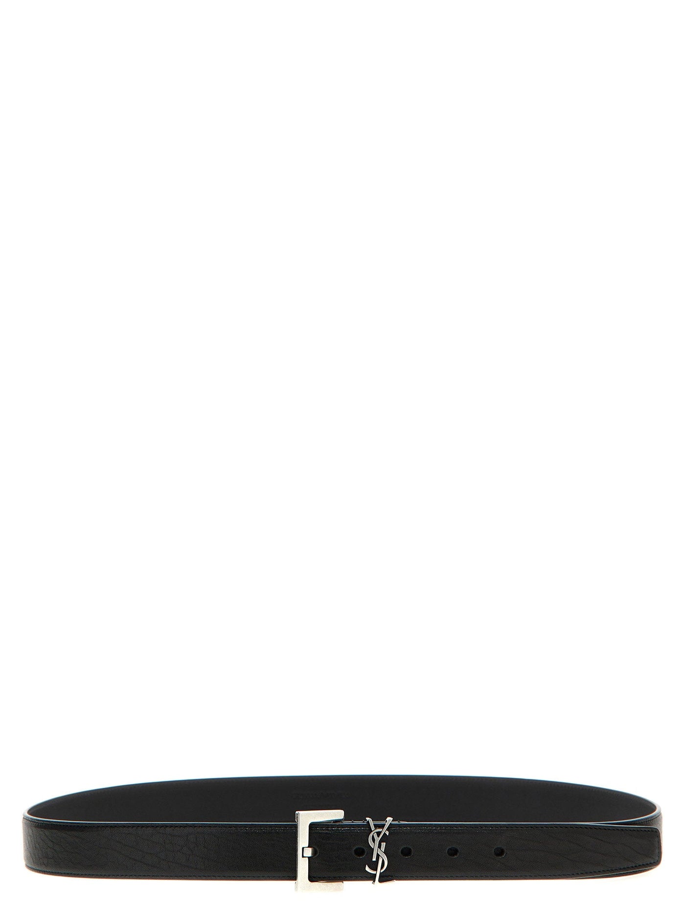 Saint Laurent Cassandre Belt — Black